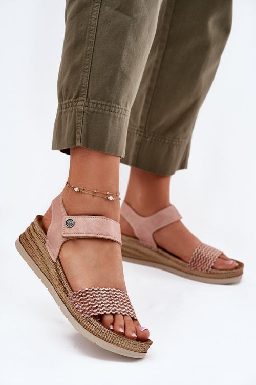 Жіночі Сандалі На Котурі Рожеві Inblu RV000014