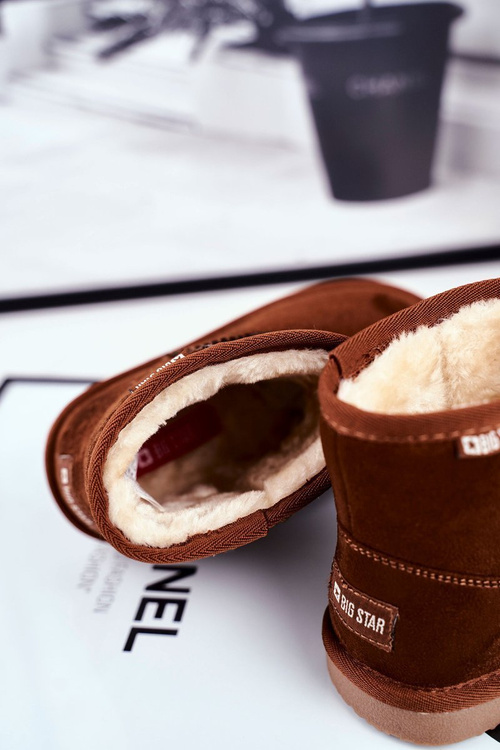 Дитячі снігові черевики Велика зірка з хутром Camel GG374082