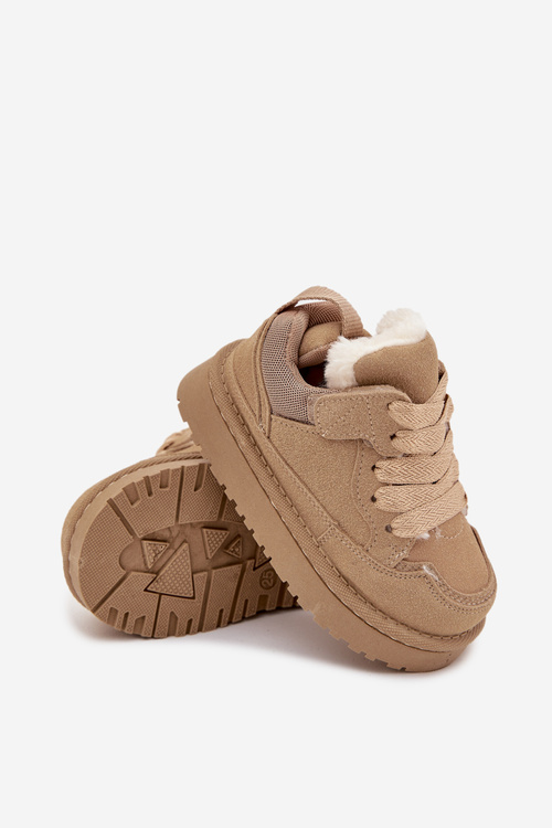 Дитячі Кросівки З Вовняною Вкладиною Бежеві Mireen