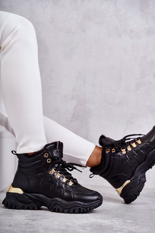 Жіночі утеплені чоботи Black Hareshaw