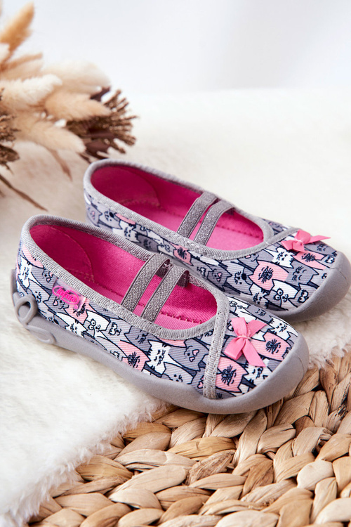 В'єтнамки Ballerinas Befado Cats 116X297 Grey