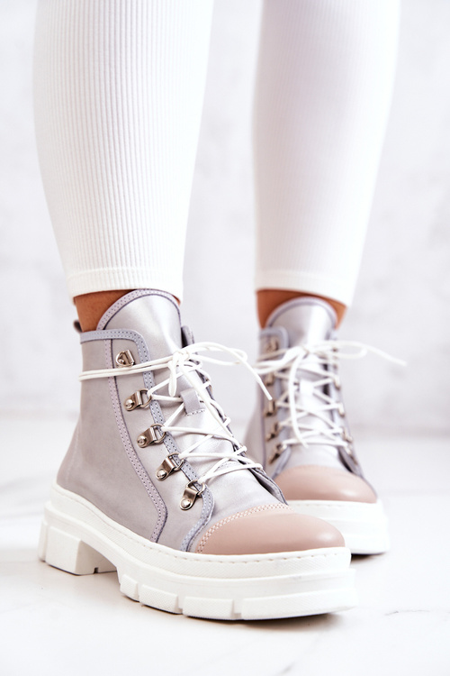 Шкіряні черевики Silver Letty