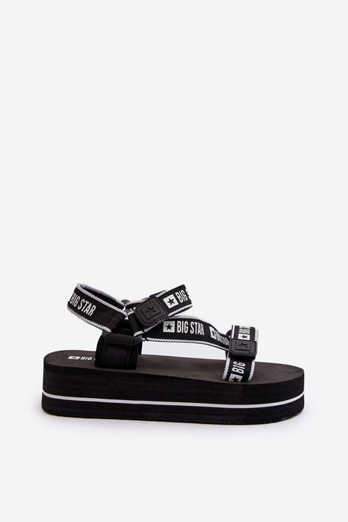 Жіночі босоніжки на платформі Big Star NN274A525 Чорні