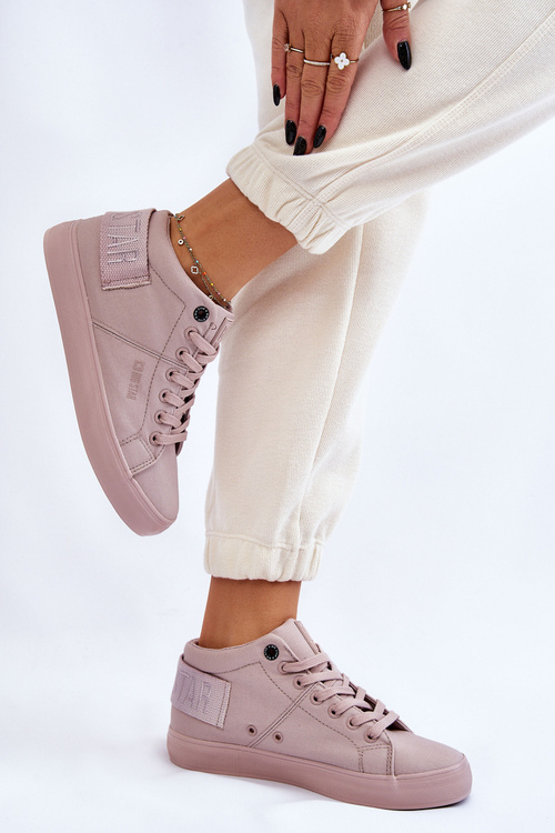 Жіночі класичні високі кросівки Big Star LL274004 Nude