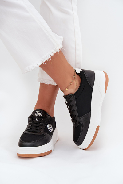 Жіночі Кросівки На Платформі Big Star RR274573 HI-POLY SYSTEM Чорні