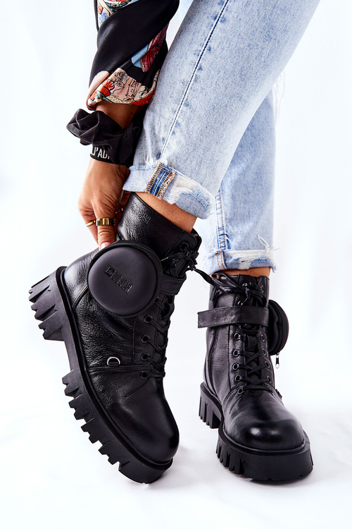 Шкіряна підкладка Workers with Case Big Star II274430 Black