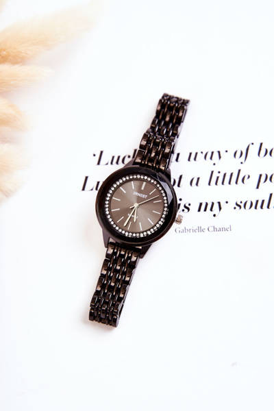 Watch On Браслет із кубічним цирконієм ERNEST Black