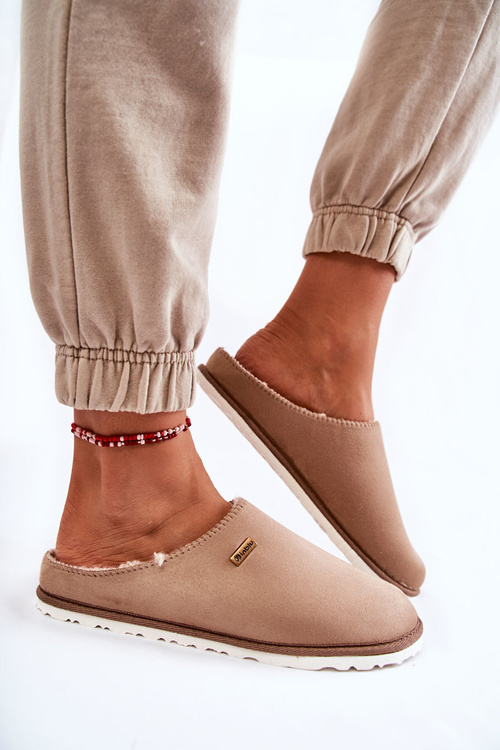 Домашні теплі тапочки Inblu CS-34-011 Beige