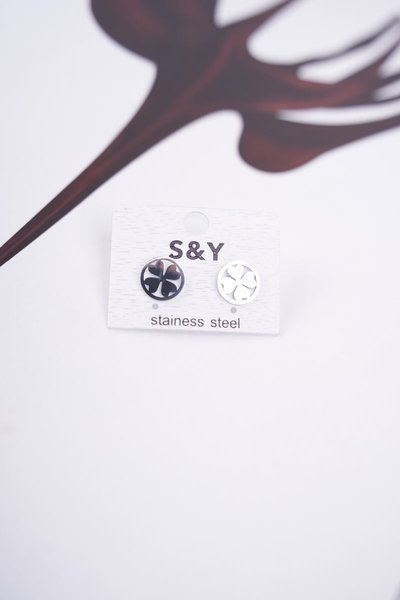 Жіночі сережки Срібний конюшина Rosie