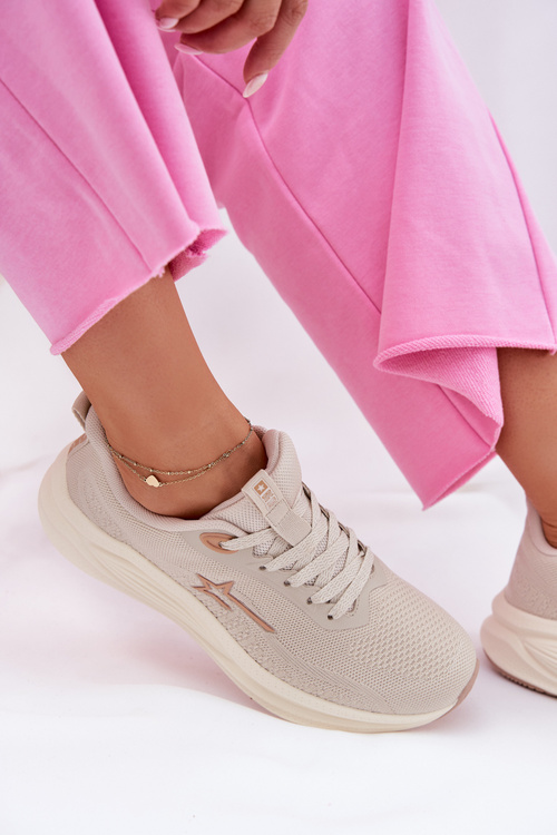 Спортивне Взуття Кросівки Жінки Big Star RR274A145 HI-POLY SYSTEM Бежеві