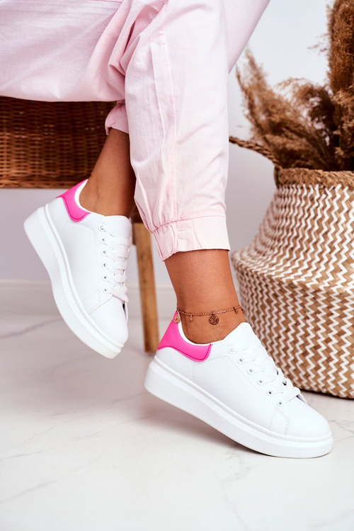Жіноче спортивне взуття Lu Boo White Fuchsia Matilda