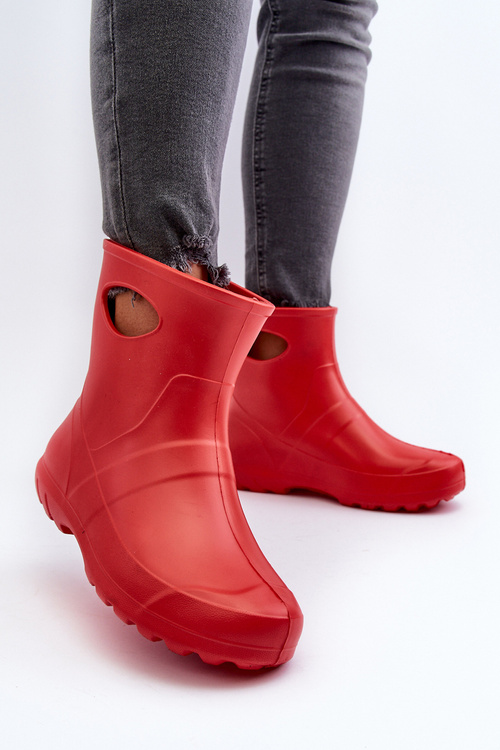 Жіночі водонепроникні черевики Веллінгтон LEMIGO GARDEN 752 Red