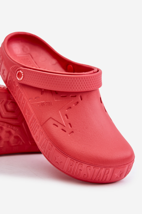 Чоловічі легкі шльопанці Big Star II175004 Червоні