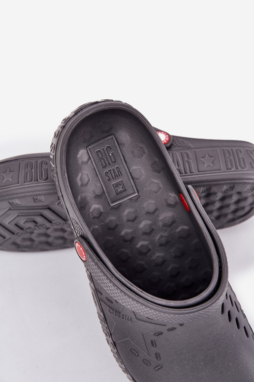 Чоловічі Легкі Клоги Big Star II175007 Сірі