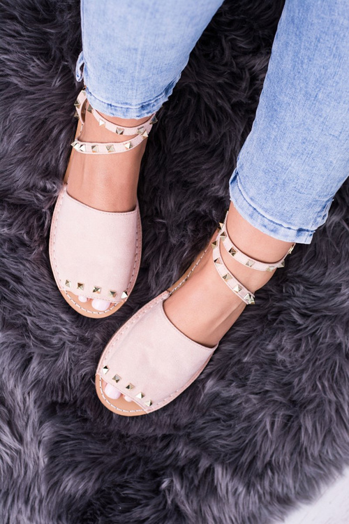 Рожеві стильні парі босоніжки Lu Boo