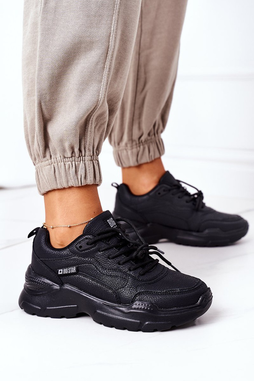 Жіноче спортивне взуття Кросівки Big Star EE274462 Чорні