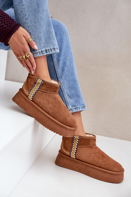 Снігоступи на платформі з візерунком Camel Udra