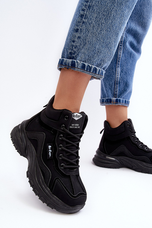 Жіночі стьобані черевики Trapper Lee Cooper LCJ-23-44-1976L чорні