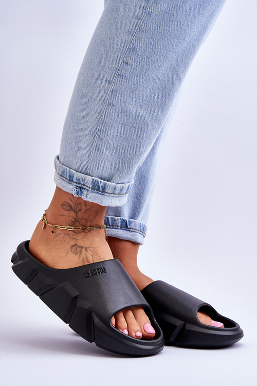 Жіночі легкі пінні тапочки Big Star LL274594 Чорні