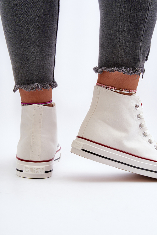 Жіночі високі кросівки Big Star NN274276 Білі