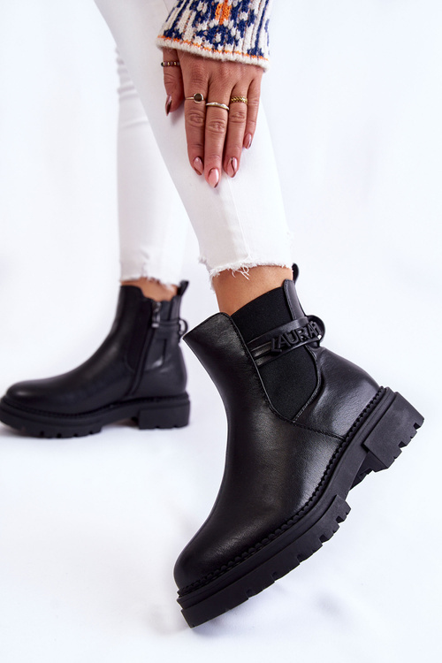 Чоботи жіночі La.Fi 250005B-PU Чорні