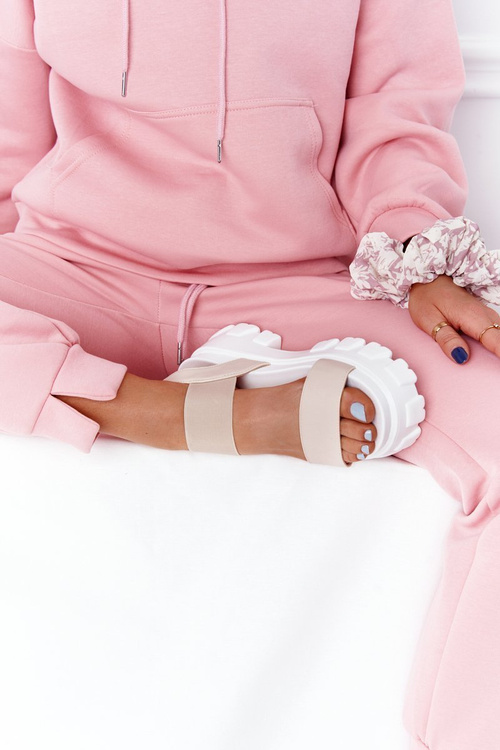 Босоніжки на платформі бежеві Vagabond