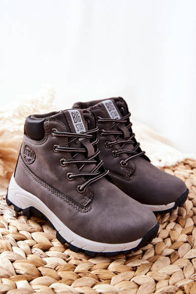 Дитяче трекінгове взуття Big Star II374102 сіре