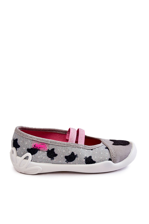 В'єтнамки Ballerinas Befado Cats 116X302 Grey