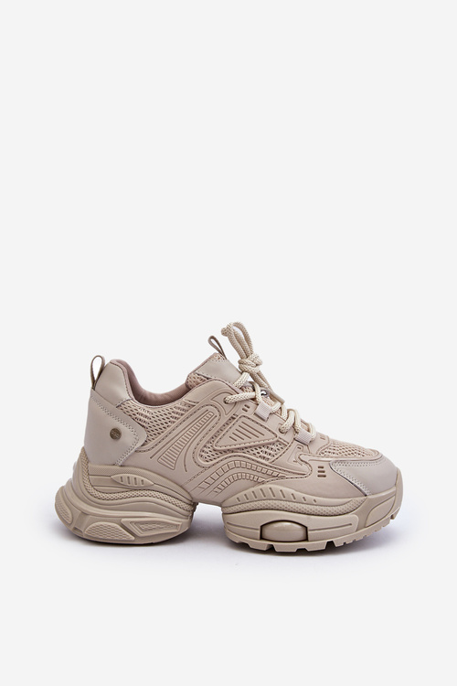 Спортивне взуття на масивній платформі GOE LL2N4029 біле