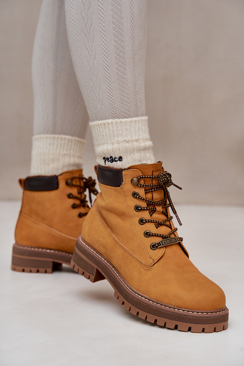 Жіночі утеплені ботильйони Big Star OO274A288 Camel