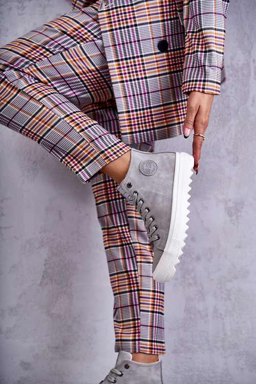 Жіночі кросівки Big Star High Warm Grey EE274114