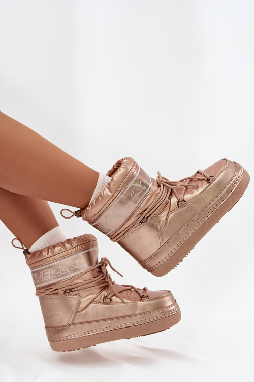 Жіночі зимові черевики на шнурівці O'NEILL LISA WOMEN HIGH 90253012.99U Золотий