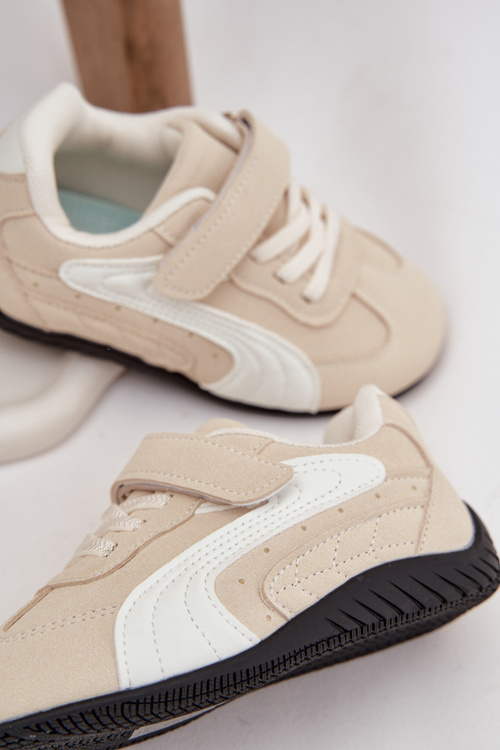 Дитяче Спортивне Взуття З Липучкою Бежеве Perrin