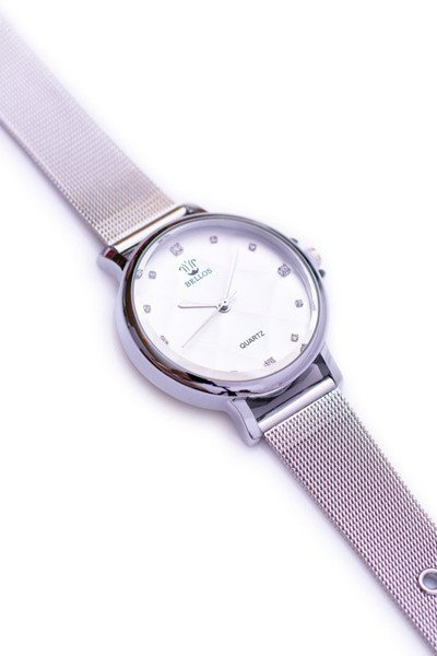 Жіночий срібний годинник із браслетом Faciatto Bellos