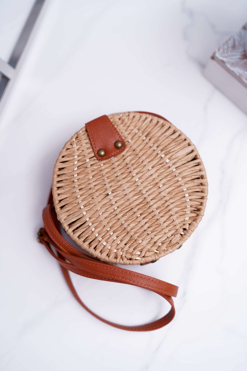 Плетена сумочка на мотузці. Скриня Veeza Camel