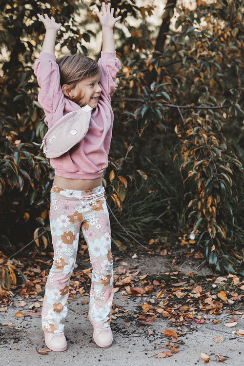 Дитячі високі кросівки на липучці Pink Cheezi