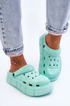 Жіноча поролонова платформа Crocs Mint Beckett