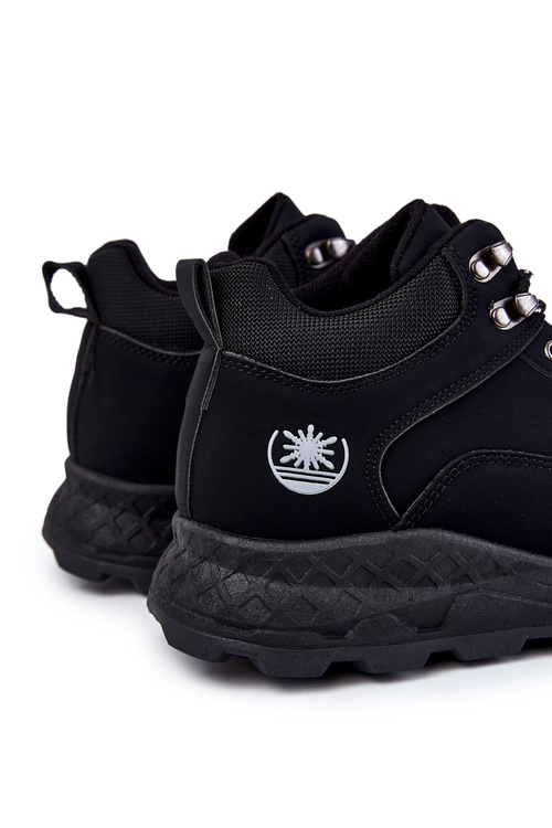 Чоловічі теплі трекінгові черевики Trappers чорні Otto