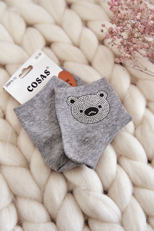Жіночі бавовняні шкарпетки Cosas Grey