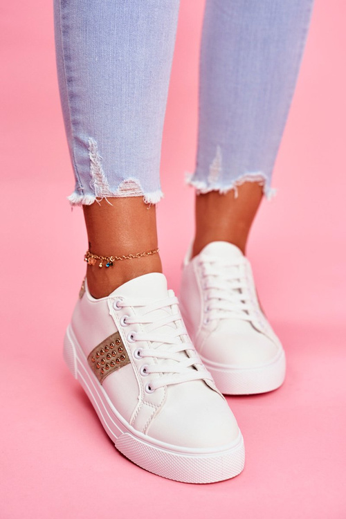 Спортивні жіночі білі зелені туфлі