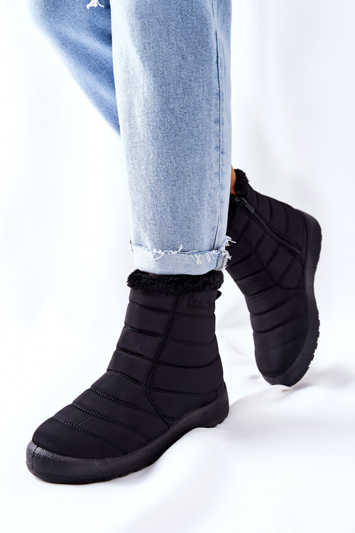 Жіночі утеплювальні сноуботи Black Mezyss