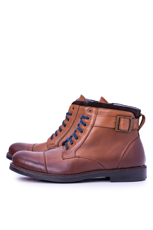 Чоловічі черевики польські коричневі Trappers Trappers Boots Mintos