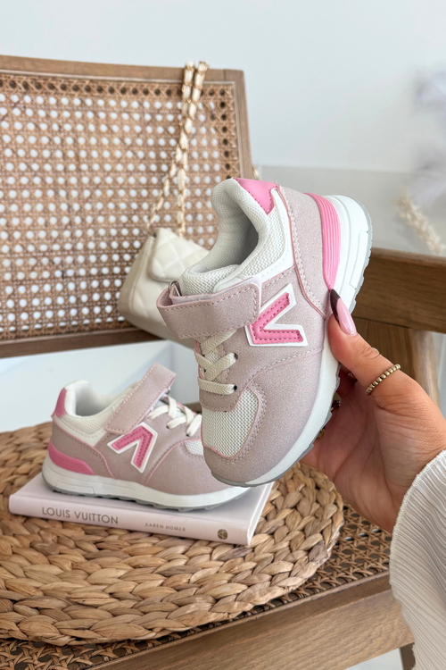 Дитяче спортивне взуття Sneakers на липучці Рожевий Galisse