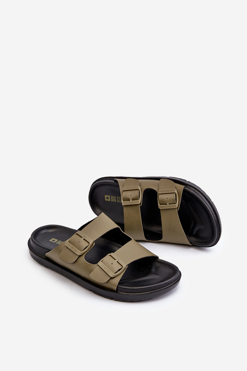 Чоловічі тапочки з піни Big Star MM174324 Dark Green