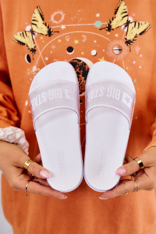 Жіночі тапочки Big Star JJ274642 Білі