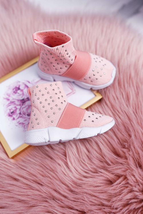 Дитяче молодіжне спортивне взуття Delma рожевого кольору