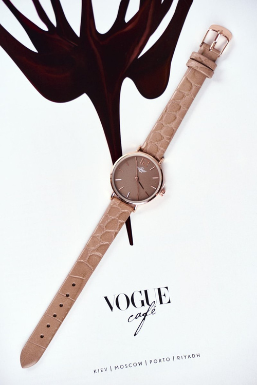 Жіночий годинник Michael John Beige Snake Caito