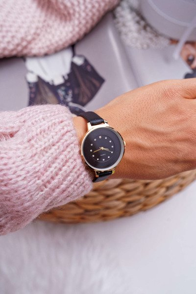 Жіночий годинник Black Crystals Maniaq