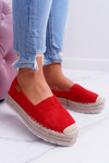 Червоні замшеві еспадрільї Mariako