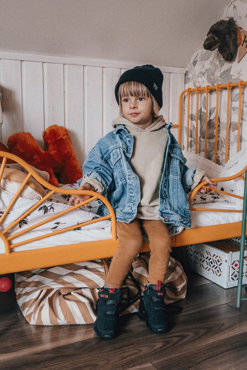 Дитяче трекінгове взуття Big Star II374097 Чорне